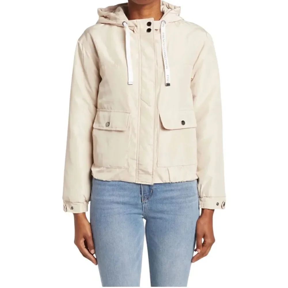 French Connection Flight Jacket in the Size Large in Orange Color - Picture 12 of 14